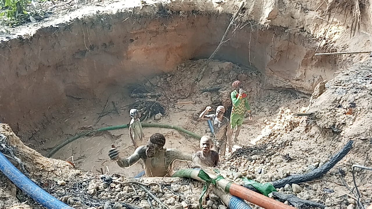 Blue Water Guard Seizes Equipment from Illegal Miners in Juaboso District