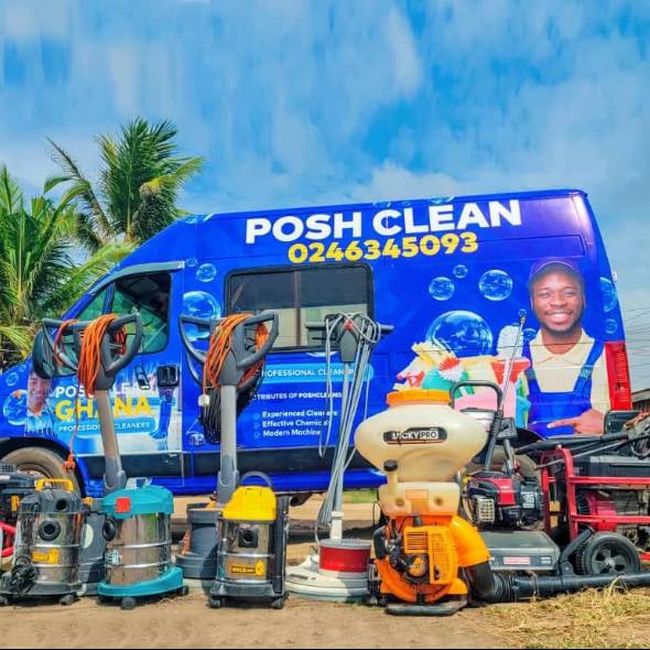 Meet Posh Clean Ghana – Your trusted Partner for Quality Cleaning Services